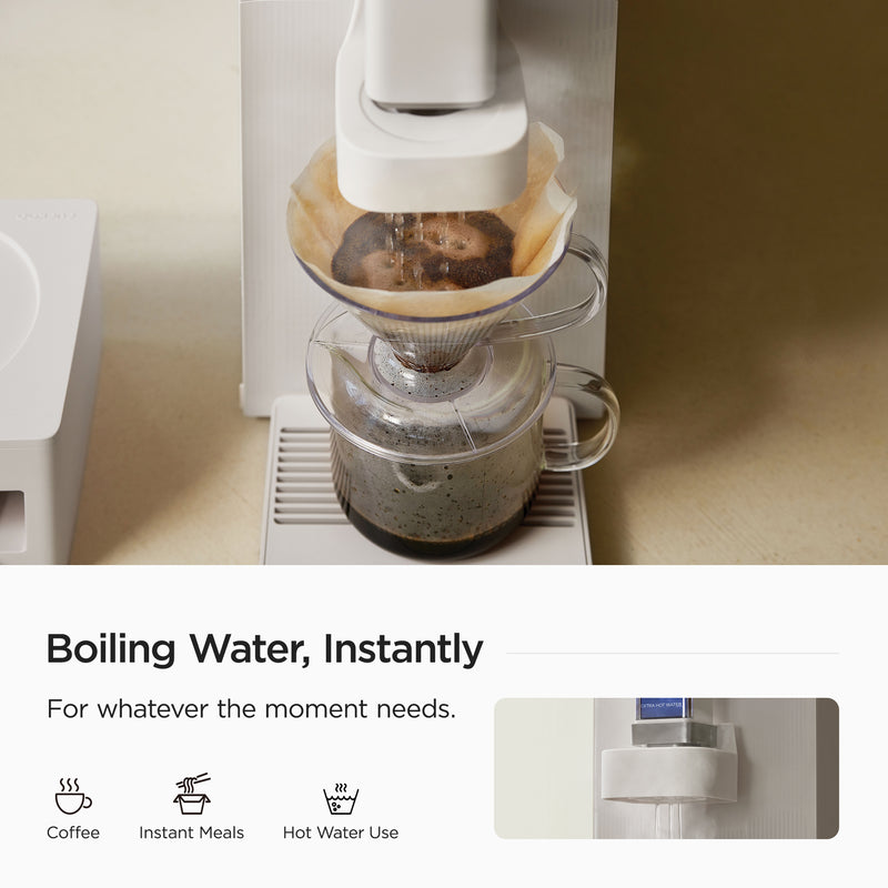 CUCKOO Tankless Countertop Steam 100 Barista Water Purifier CP-ABNC100GWH