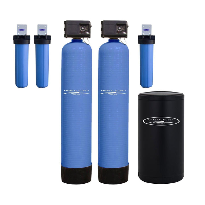 Crystal Quest High Flow SMART Whole House Water Filter | 3+ Bathrooms