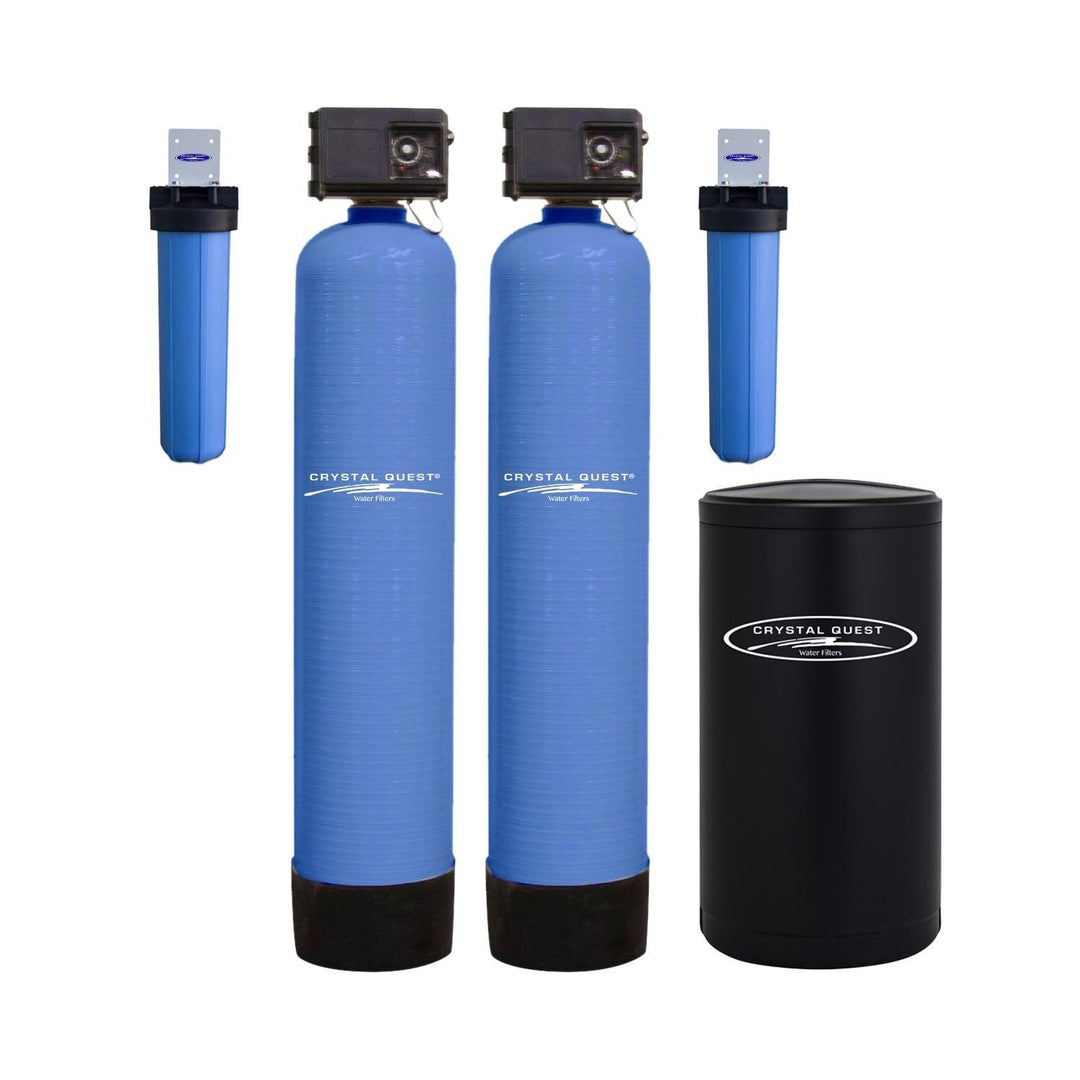 Crystal Quest High Flow SMART Whole House Water Filter | 3+ Bathrooms
