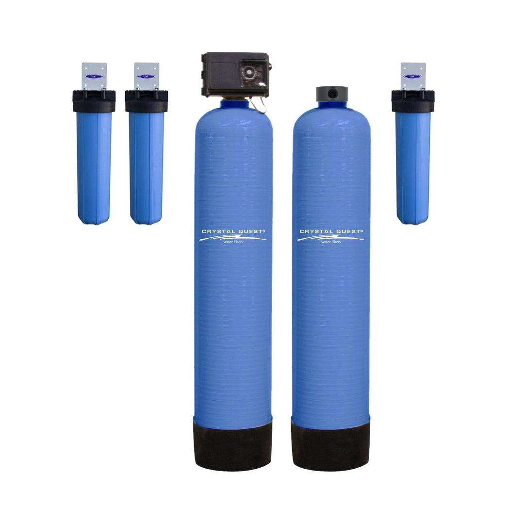 Crystal Quest High Flow SMART Whole House Water Filter | 3+ Bathrooms