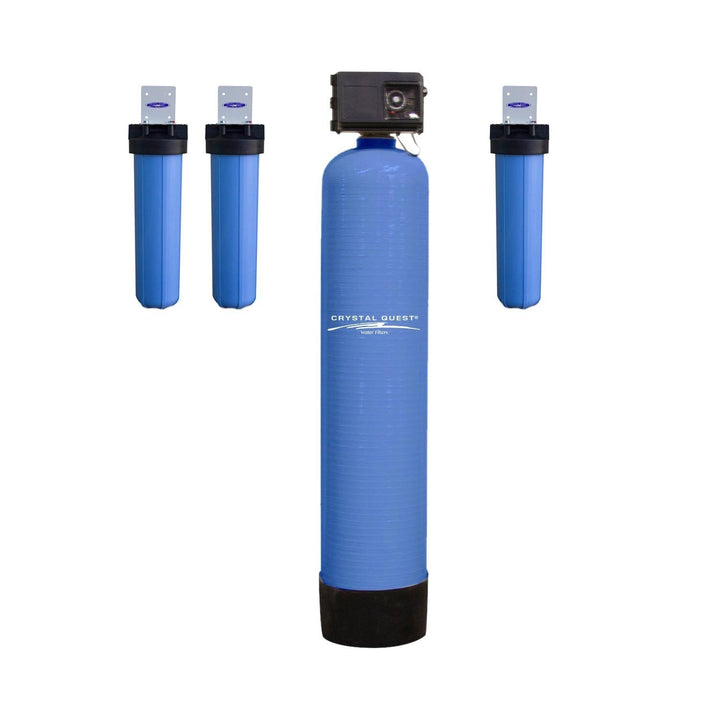 Crystal Quest High Flow SMART Whole House Water Filter | 3+ Bathrooms