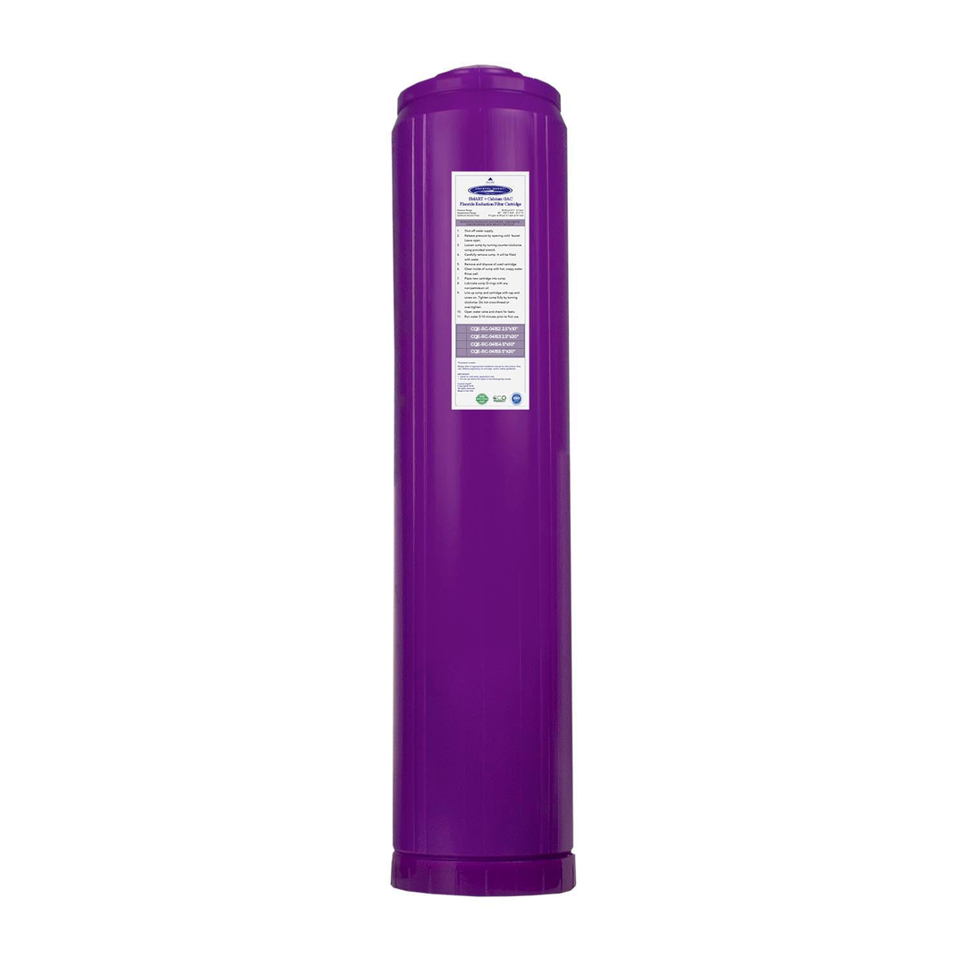 Crystal Quest SMART + Calcium GAC Fluoride Reduction Cartridge