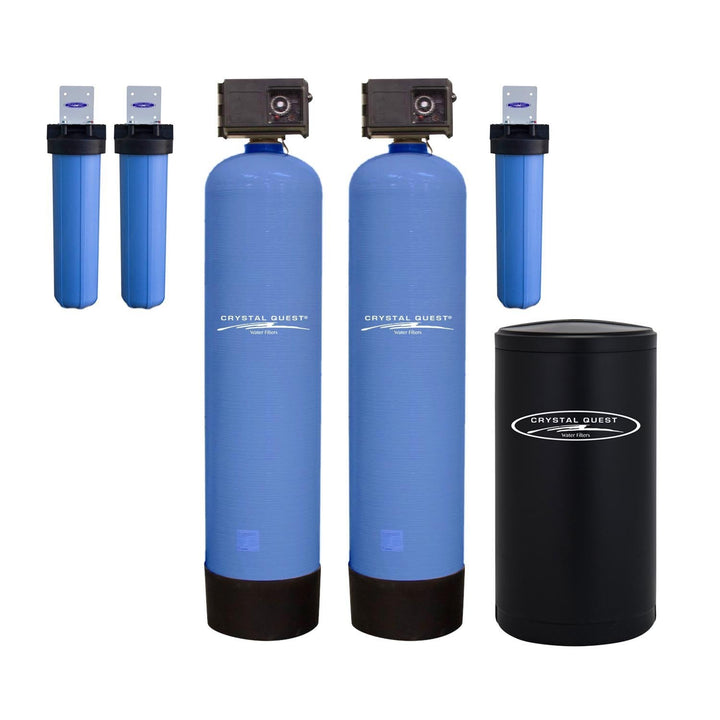 Crystal Quest High Flow SMART Whole House Water Filter | 3+ Bathrooms