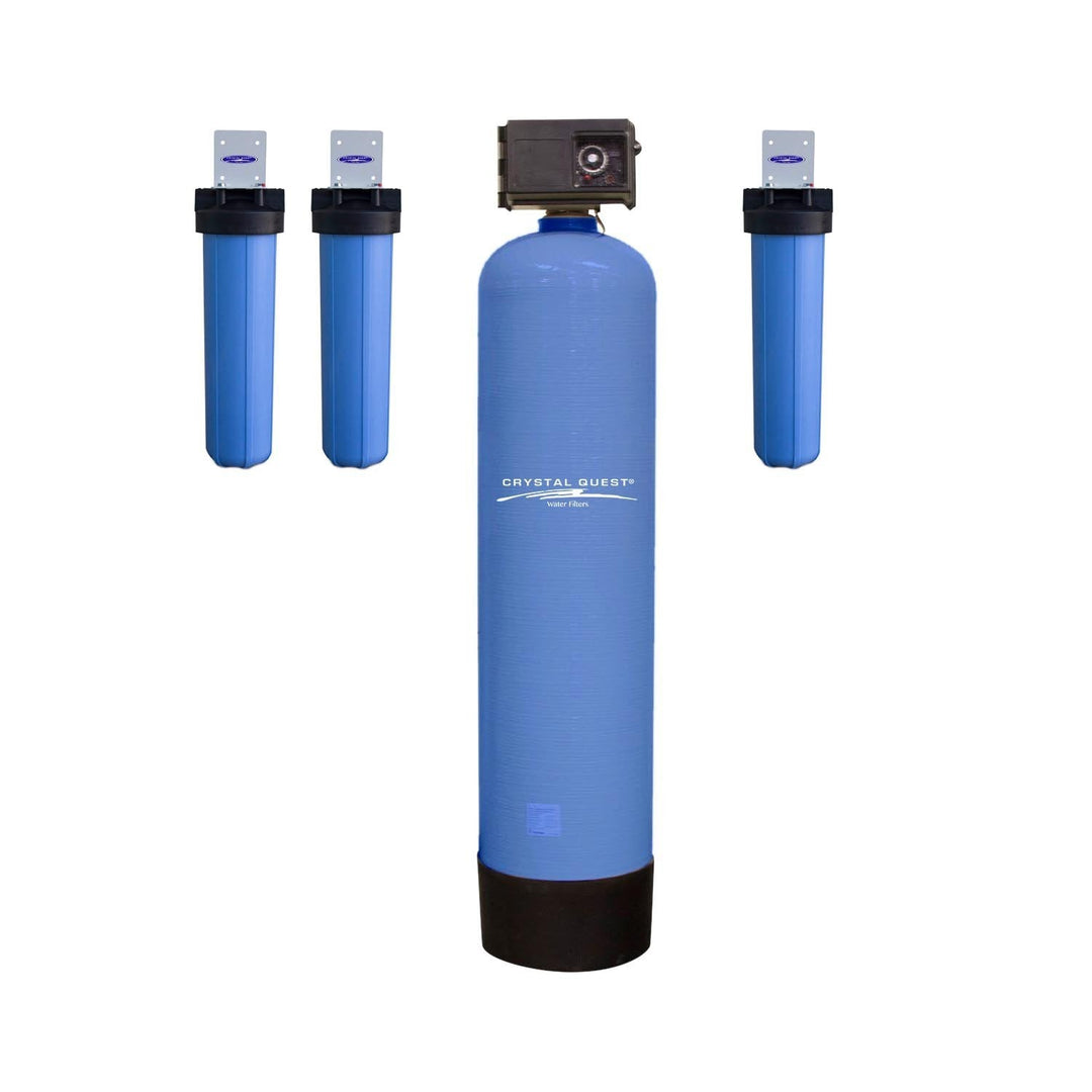 Crystal Quest High Flow SMART Whole House Water Filter | 3+ Bathrooms