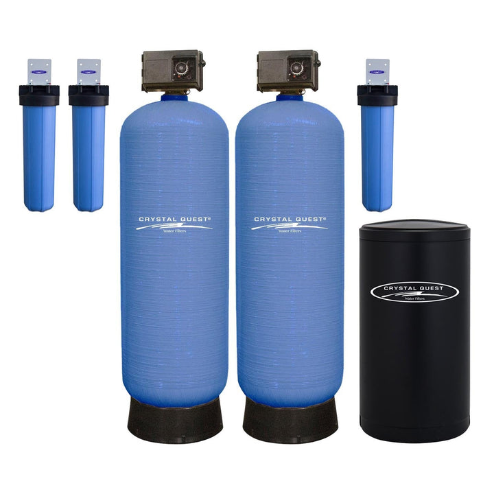 Crystal Quest High Flow SMART Whole House Water Filter | 3+ Bathrooms