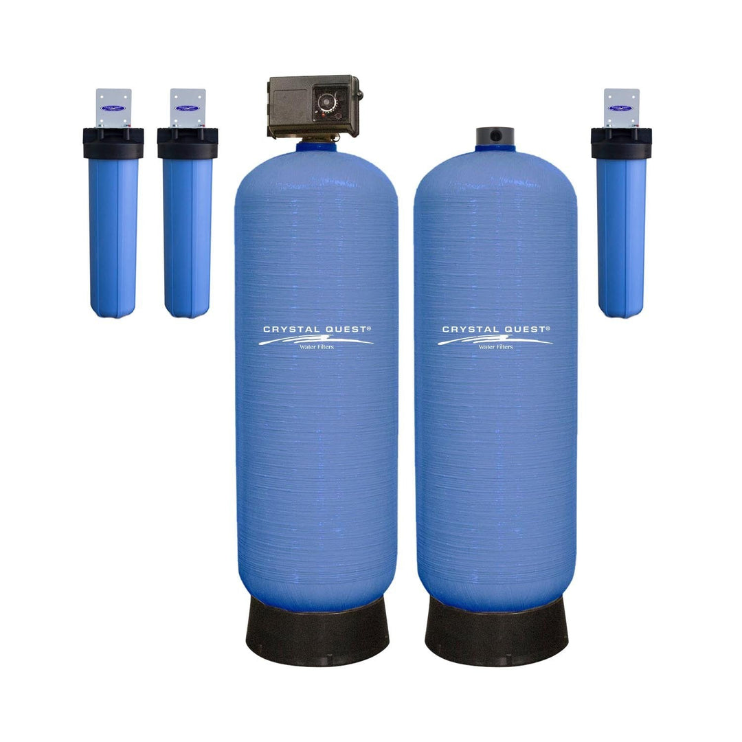 Crystal Quest High Flow SMART Whole House Water Filter | 3+ Bathrooms