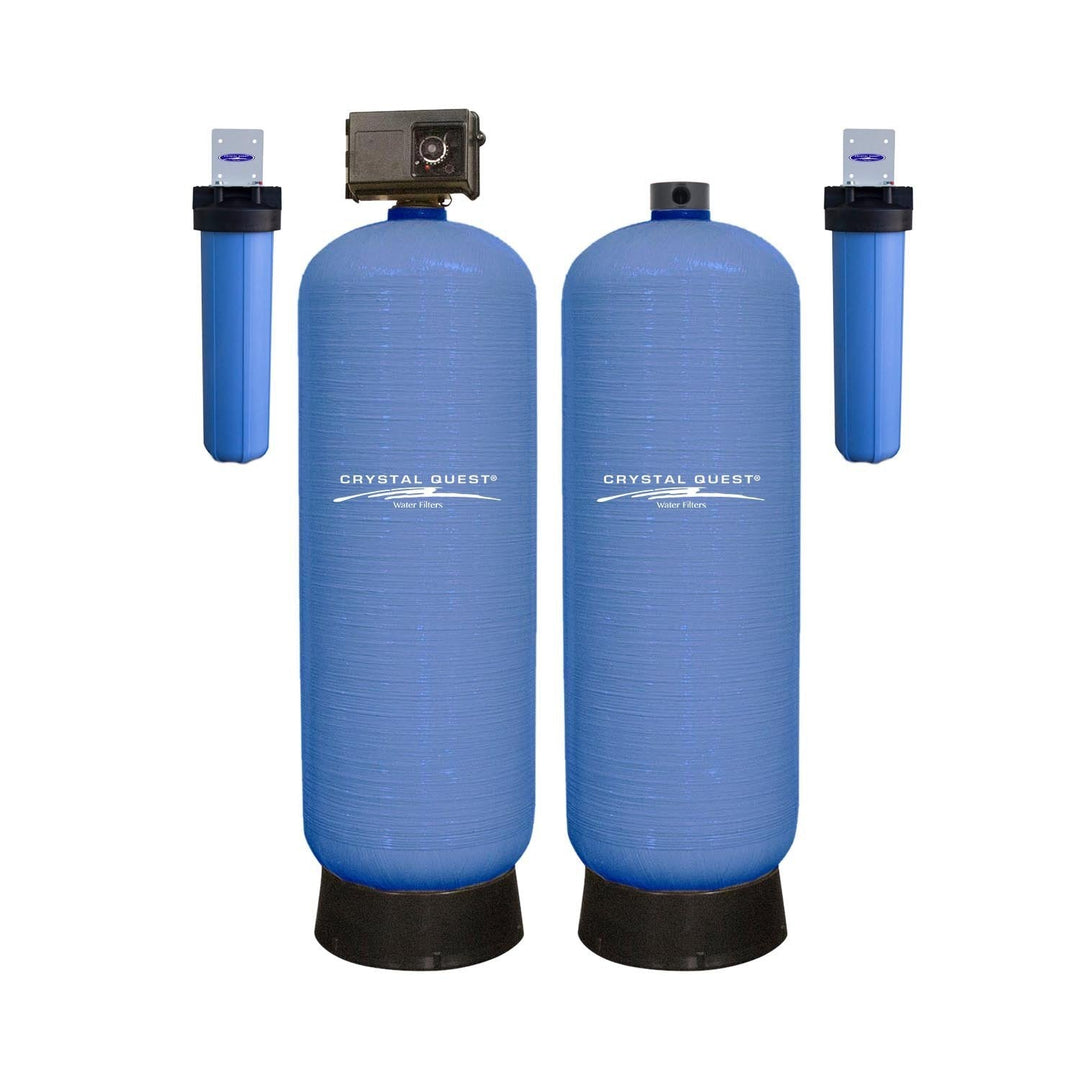 Crystal Quest High Flow SMART Whole House Water Filter | 3+ Bathrooms