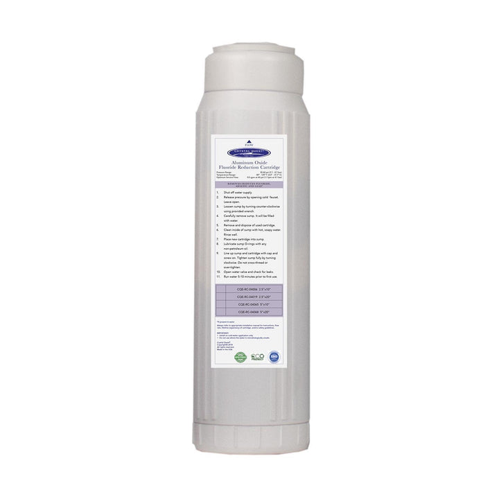 Crystal Quest Aluminum Oxide Fluoride Reduction Filter Cartridge
