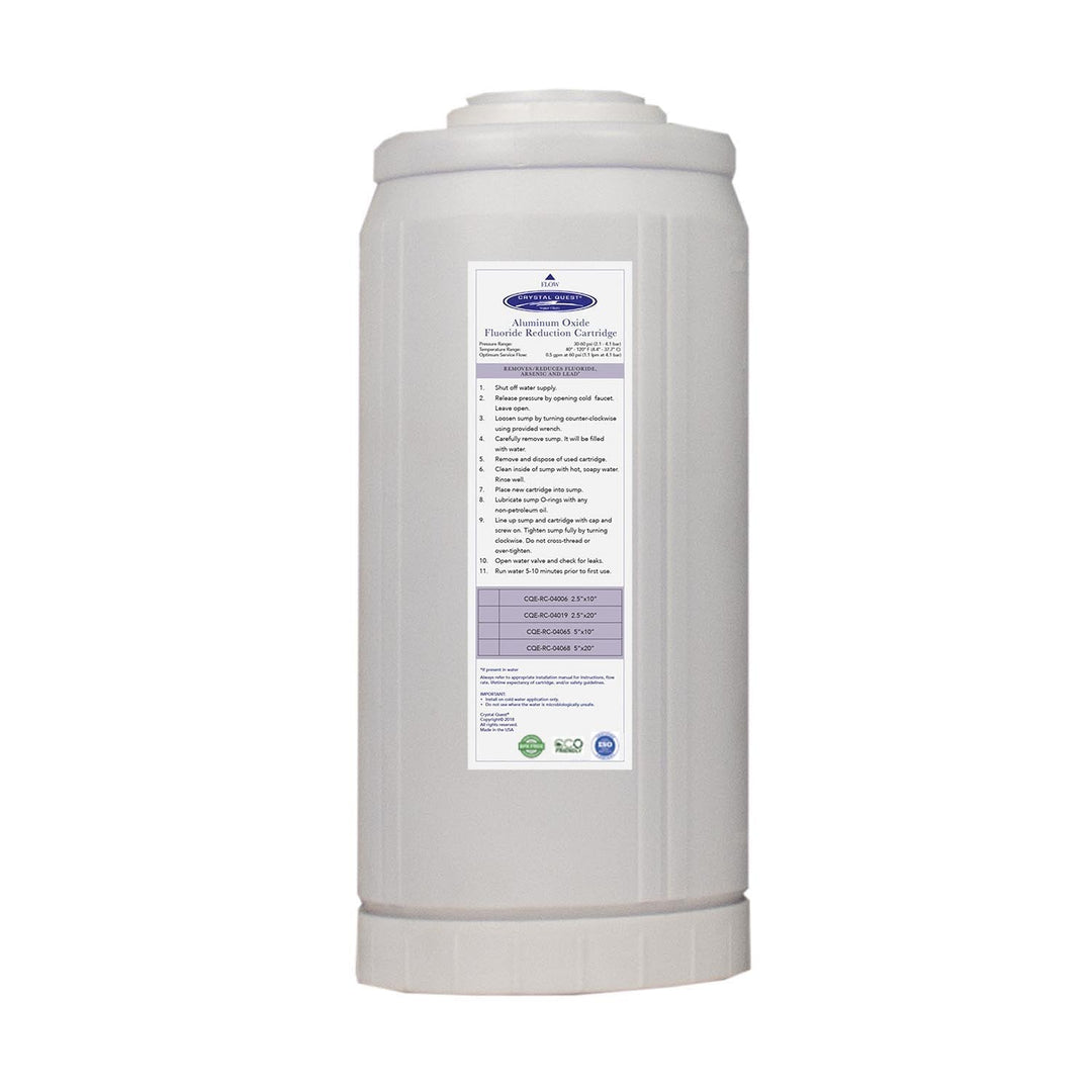 Crystal Quest Aluminum Oxide Fluoride Reduction Filter Cartridge