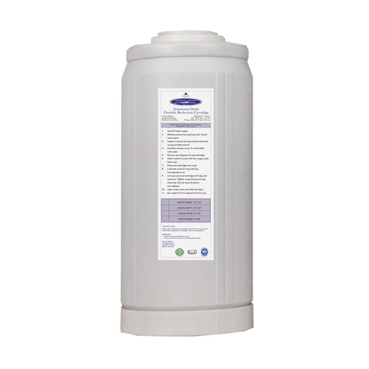 Crystal Quest Aluminum Oxide Fluoride Reduction Filter Cartridge