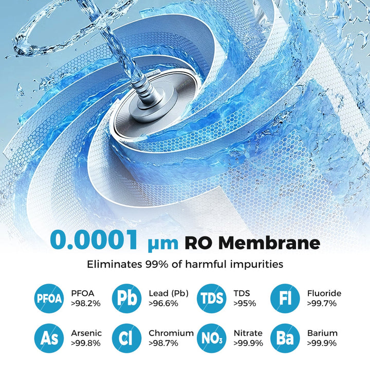 DirectDeals 800 GPD AW-RB20 Alkaline PH+ Reverse Osmosis Water Filter