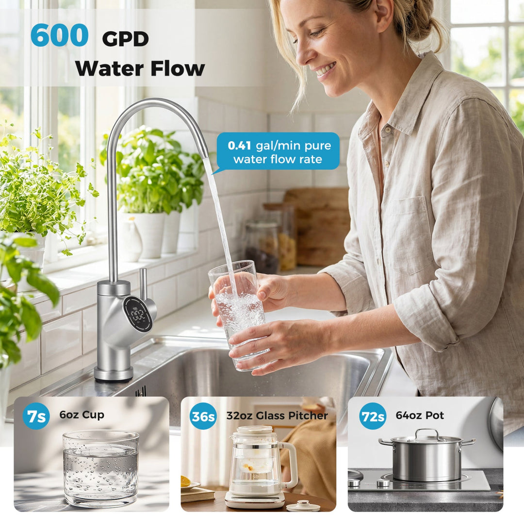DirectDeals 800 GPD AW-RB20 Alkaline PH+ Reverse Osmosis Water Filter