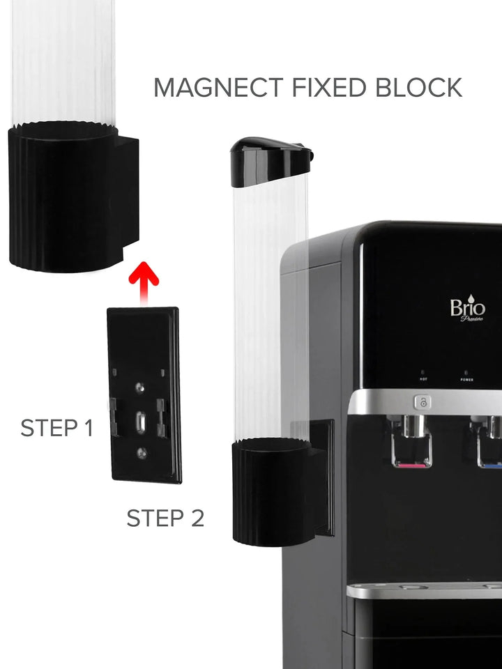 Brio Cup Dispenser - Black CD200