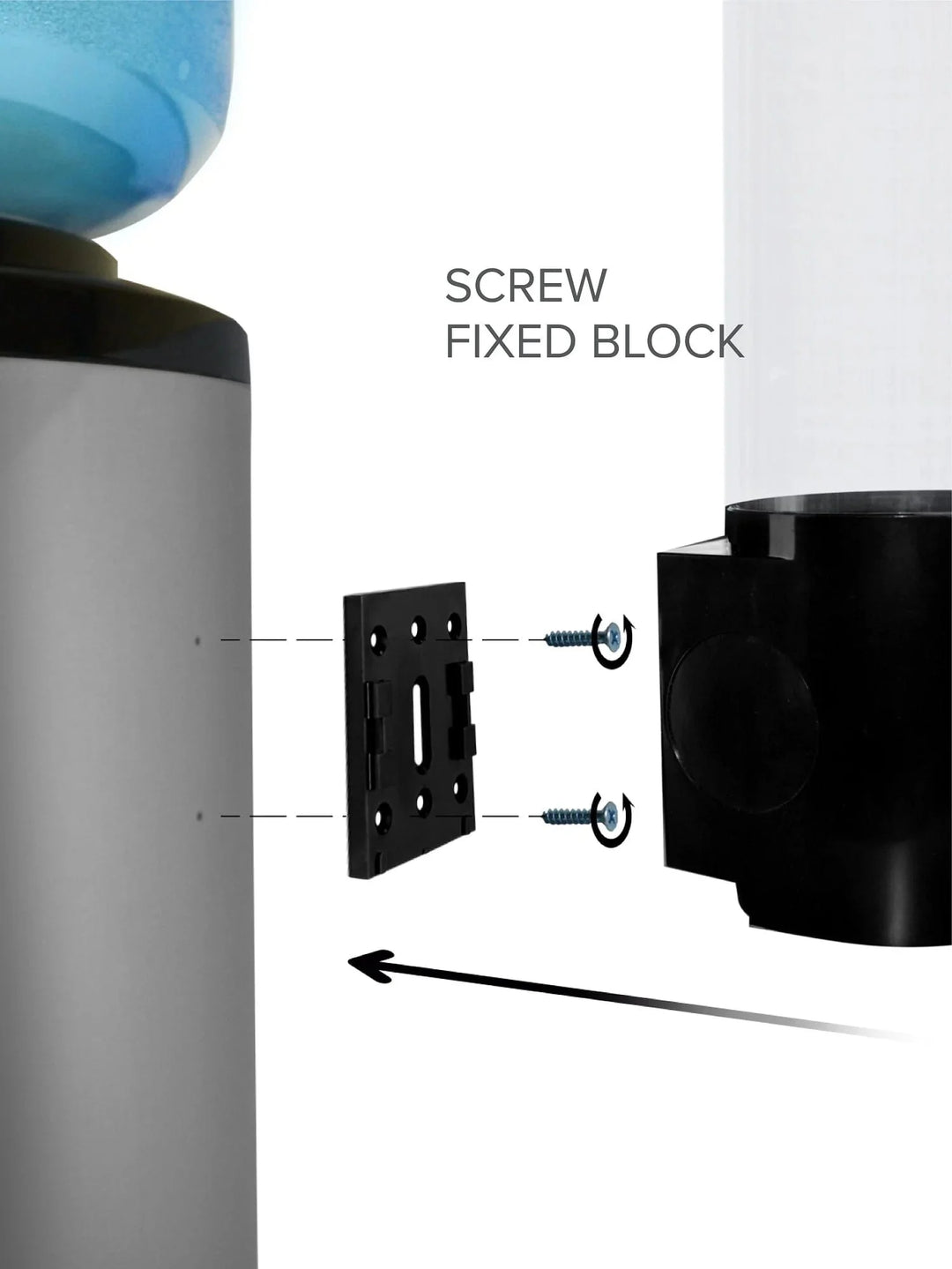 Brio Cup Dispenser - Black CD200