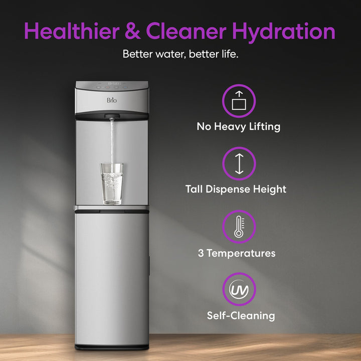Brio 740 Series Self-Cleaning Bottom Load Water Cooler CLBL740SC