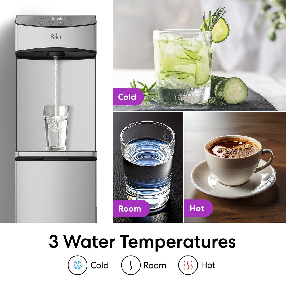 Brio 740 Series Self-Cleaning Bottom Load Water Cooler CLBL740SC