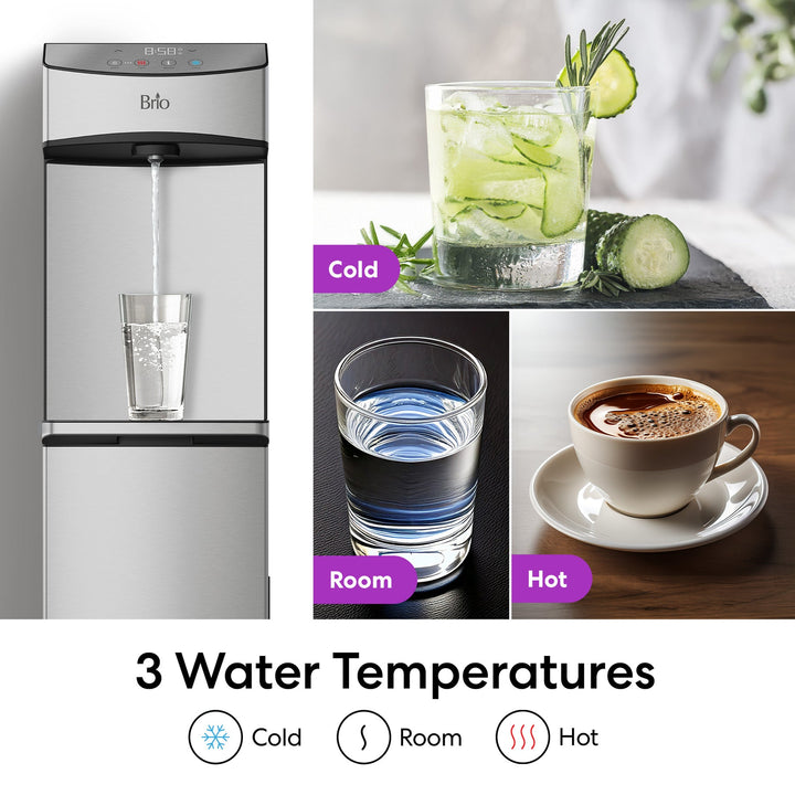 Brio 740 Series Self-Cleaning Bottom Load Water Cooler CLBL740SC