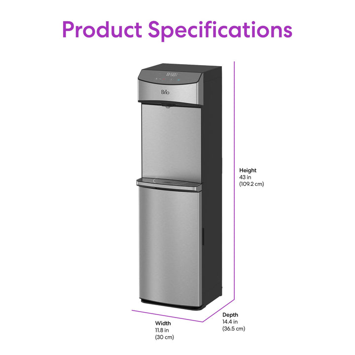 Brio 740 Series Self-Cleaning Bottom Load Water Cooler CLBL740SC