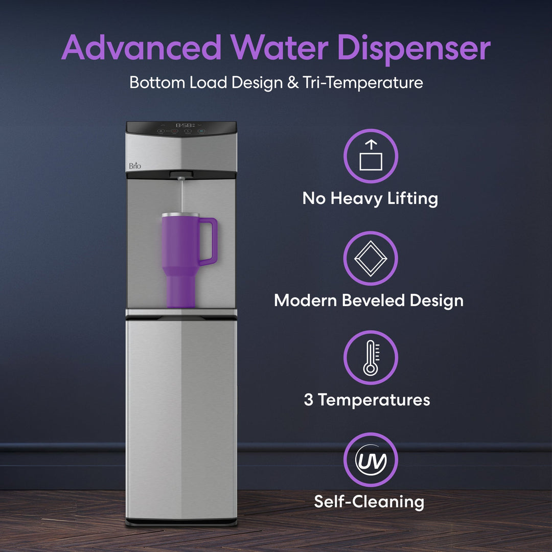 Brio 745 Series Self-Cleaning Bottom Load Water Cooler CLBL745SC