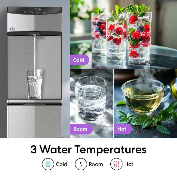 Brio 745 Series Self-Cleaning Bottom Load Water Cooler CLBL745SC