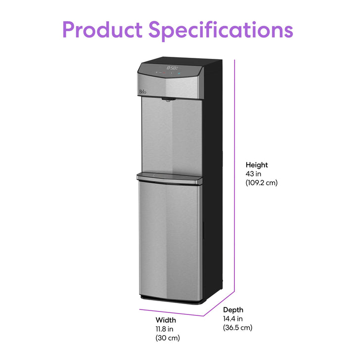 Brio 745 Series Self-Cleaning Bottom Load Water Cooler CLBL745SC