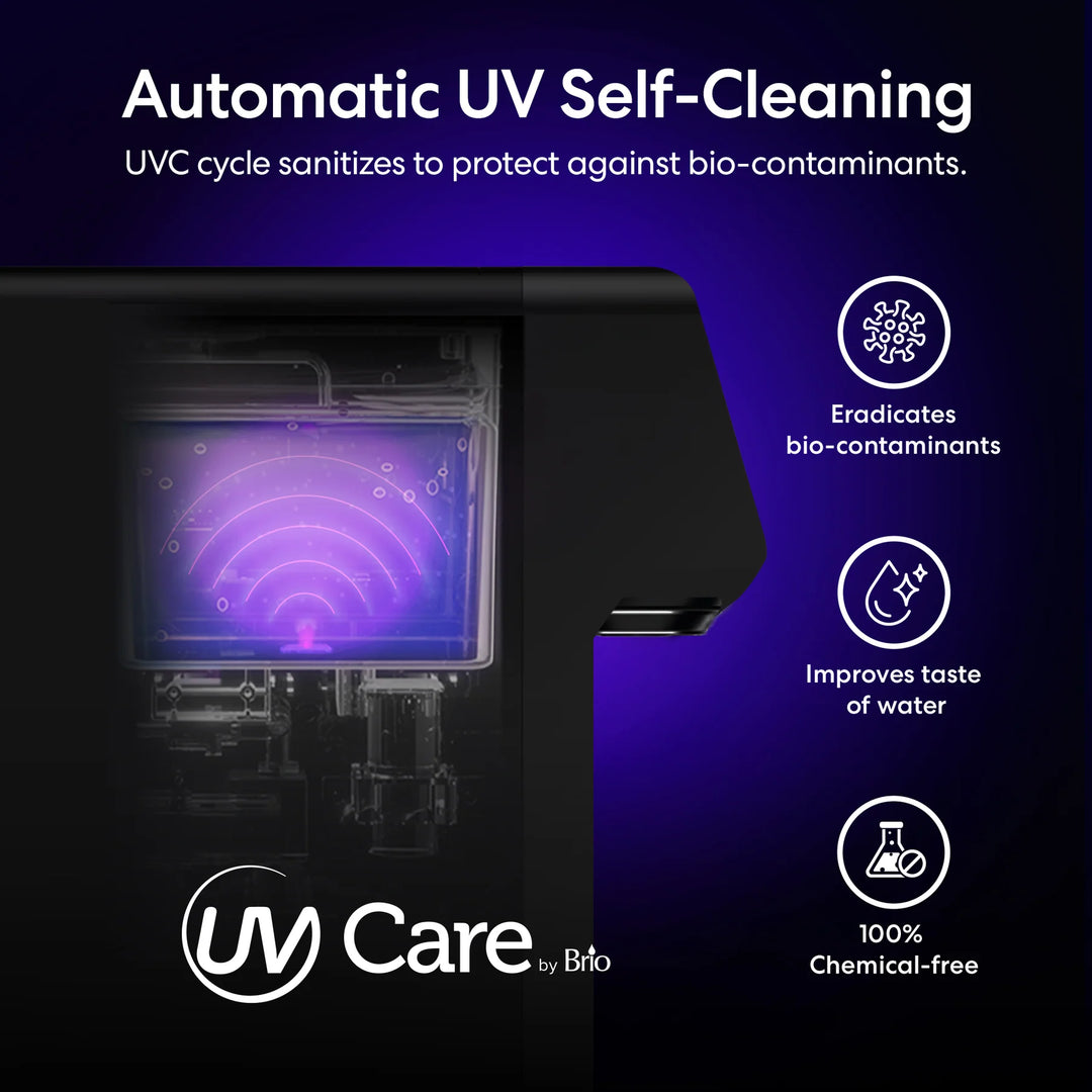 Brio 630 2-Stage Sparkling Countertop Water Dispenser CLCTPOU630UV2SB