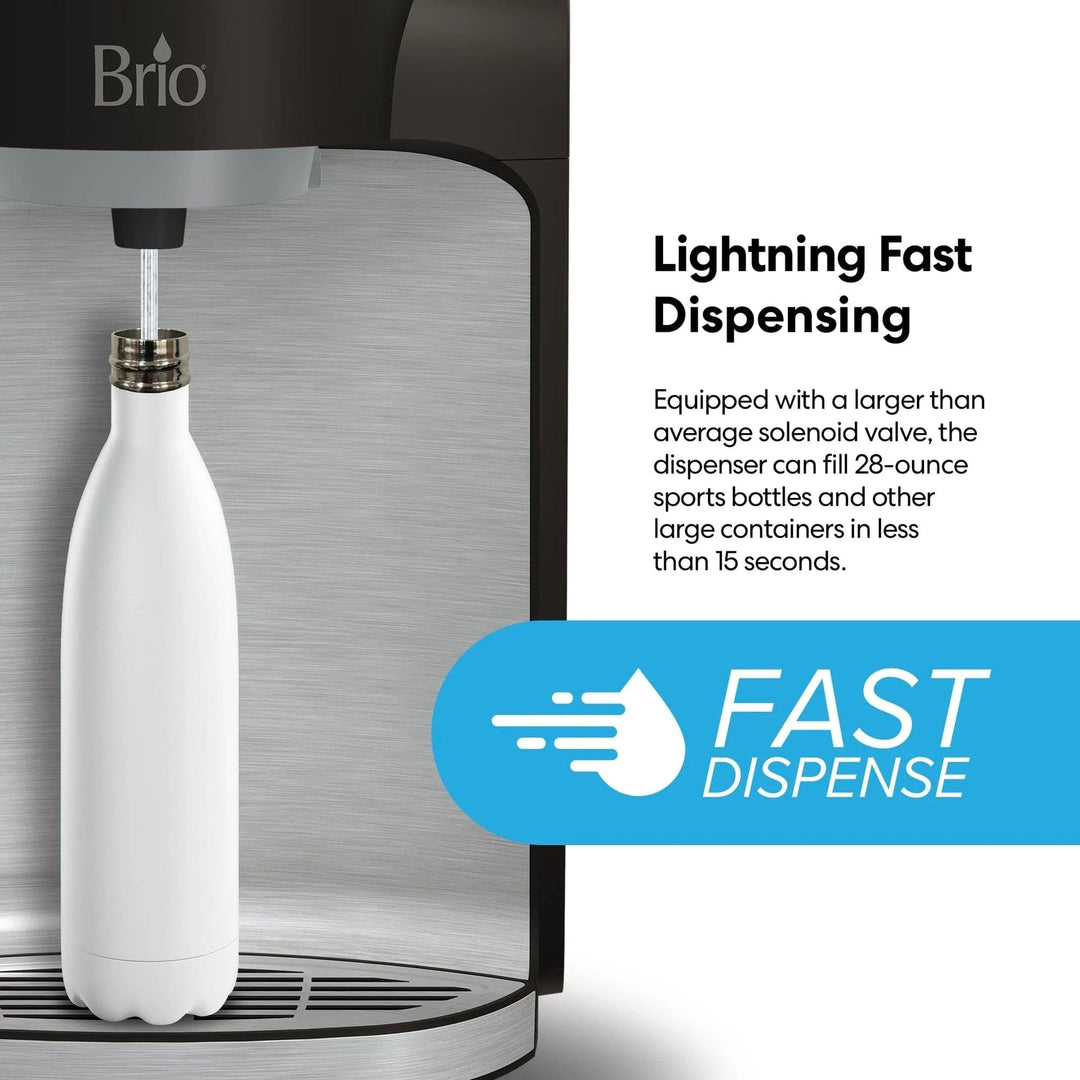 Brio 800 Series 2-Stage Bottleless Countertop Water Cooler CLCTPOU820UVF2