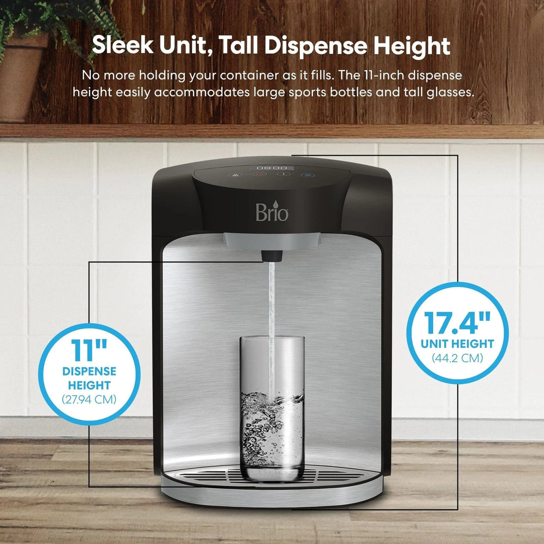 Brio 800 Series 2-Stage Bottleless Countertop Water Cooler CLCTPOU820UVF2