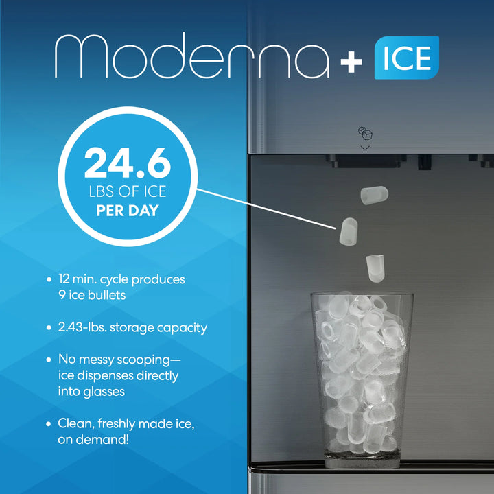 Brio Moderna 3-Stage Ice Dispenser &amp; Bottleless Water Cooler CLPOU720UVF3IC