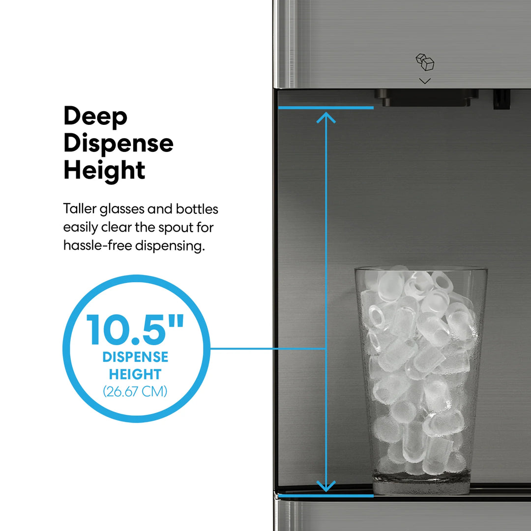 Brio Moderna 3-Stage Ice Dispenser &amp; Bottleless Water Cooler CLPOU720UVF3IC