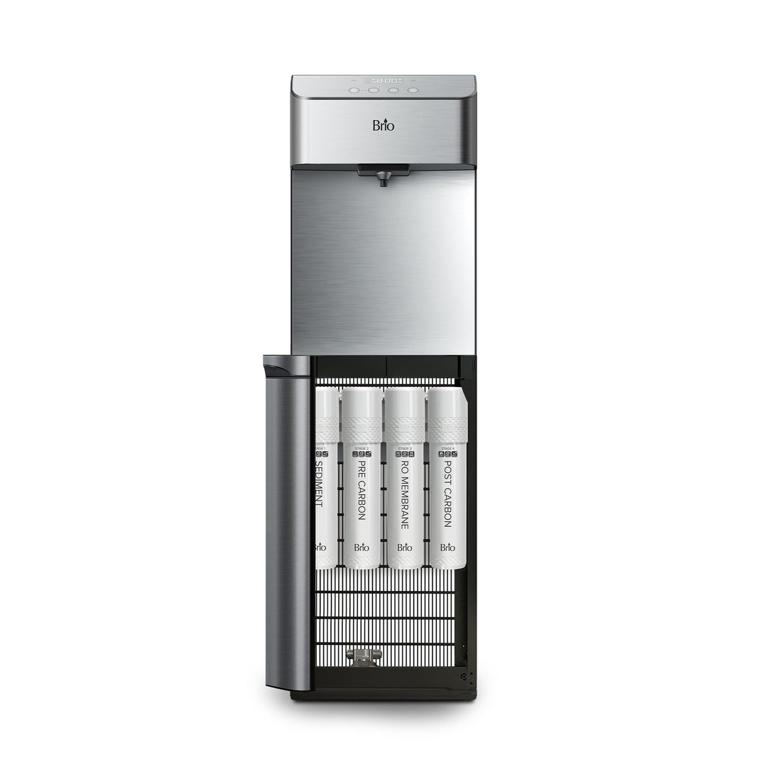 Brio Moderna 730 Series 4-Stage Reverse Osmosis Bottleless Water Cooler CLPOU730UVRO4
