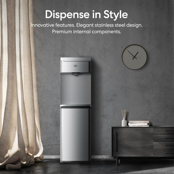 Brio Moderna 730 Series 4-Stage Reverse Osmosis Bottleless Water Cooler CLPOU730UVRO4
