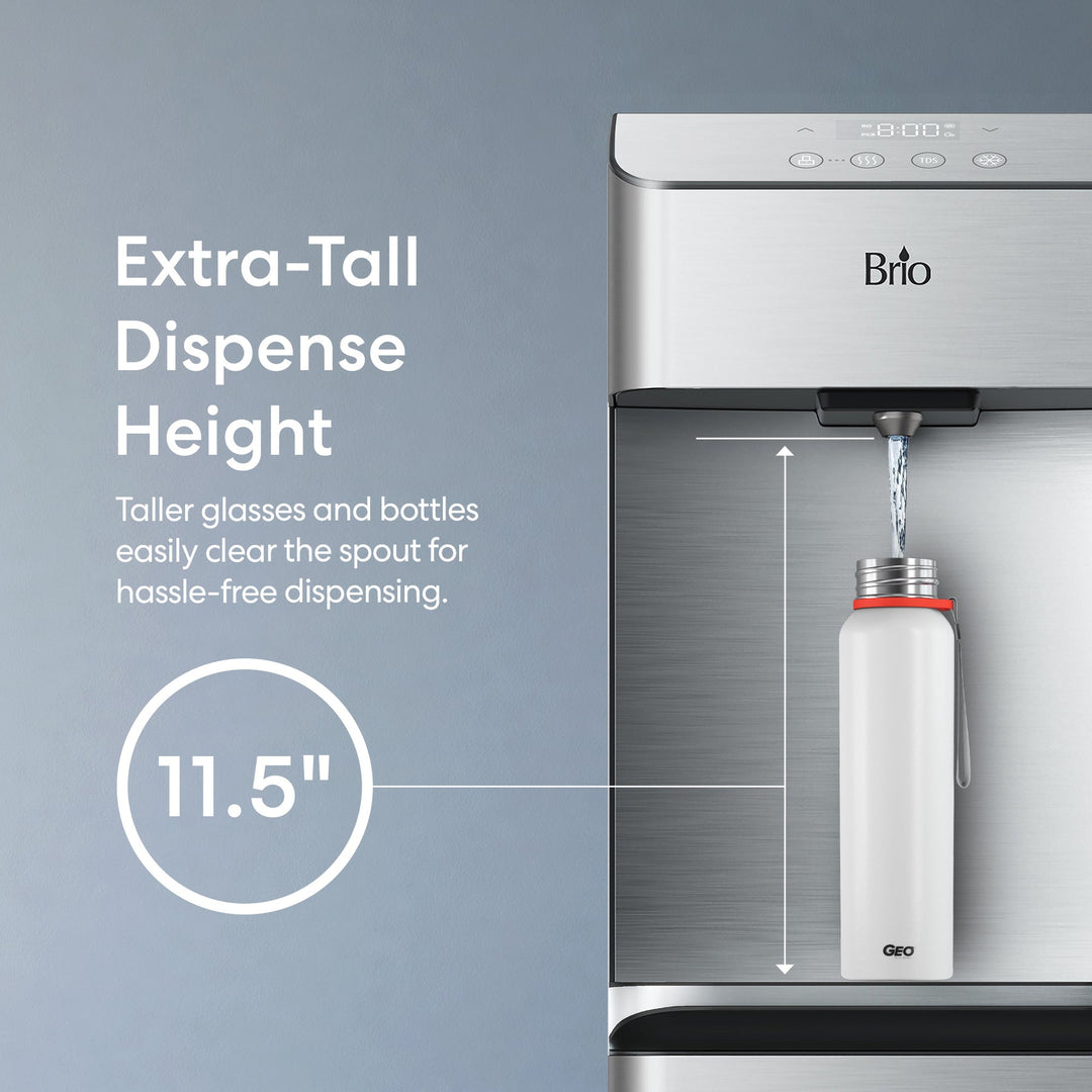 Brio Moderna 730 Series 4-Stage Reverse Osmosis Bottleless Water Cooler CLPOU730UVRO4