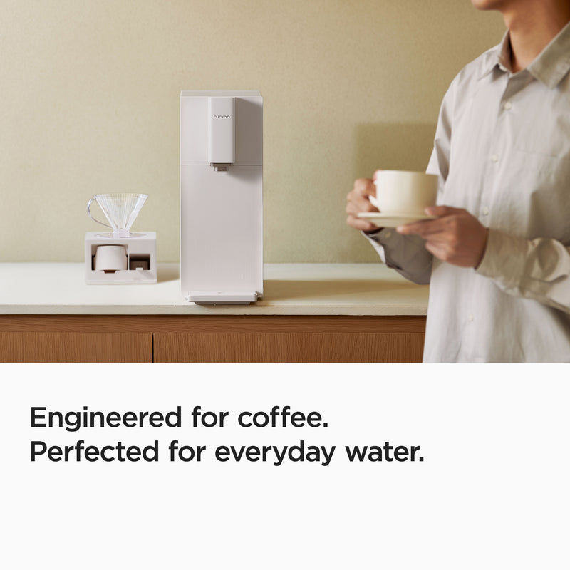 CUCKOO Tankless Countertop Steam 100 Barista Water Purifier CP-ABNC100GWH