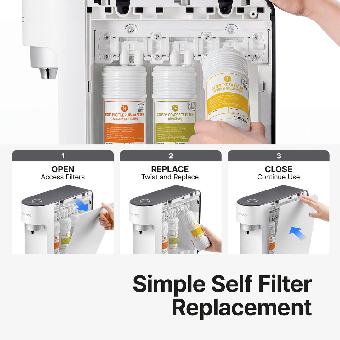 CUCKOO CP-U011W Tankless Countertop Nano Filtration Water Purifier