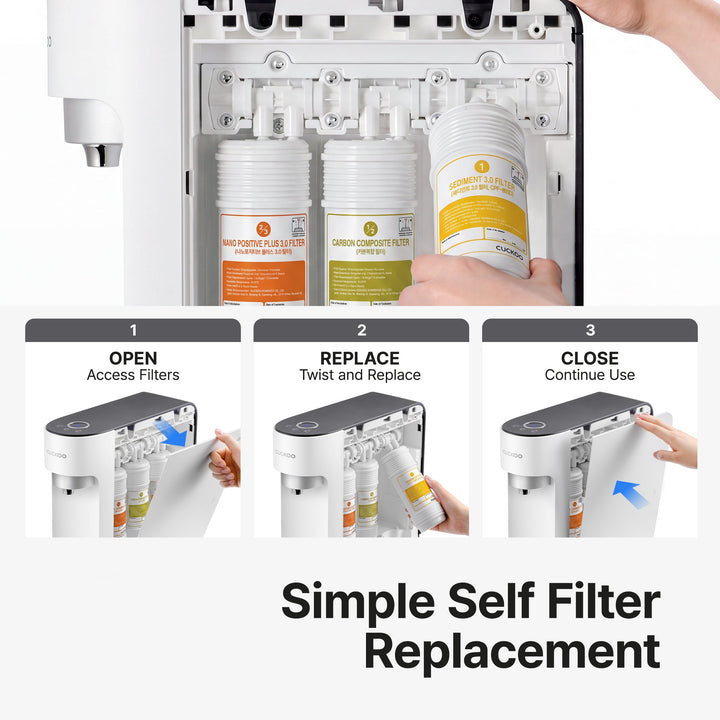CUCKOO CP-U011W Tankless Countertop Nano Filtration Water Purifier