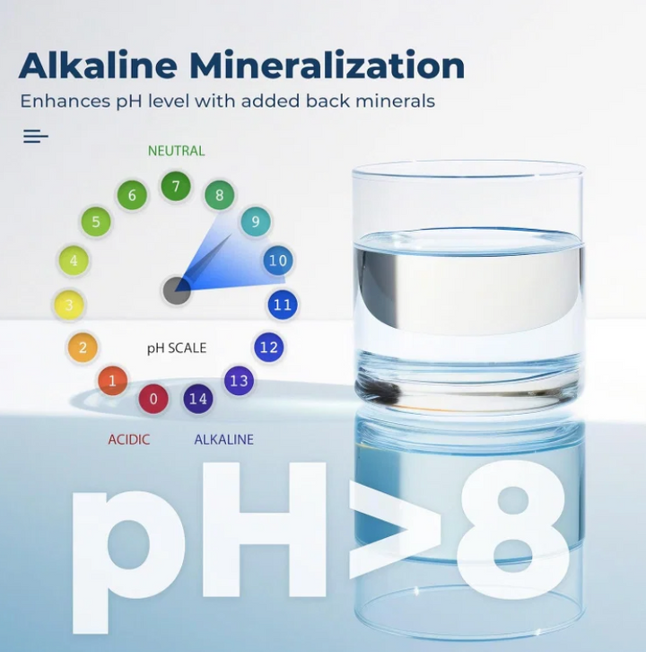 iSpring RO500AK-BN NSF Certified Tankless Reverse Osmosis Water Filtration System, 500 GPD with Alkaline Remineralization