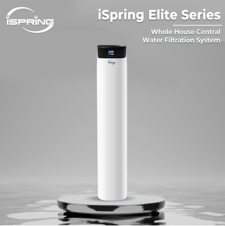 iSpring WCF200K Elite Series Whole House Water Filtration System with Automatic Control Head