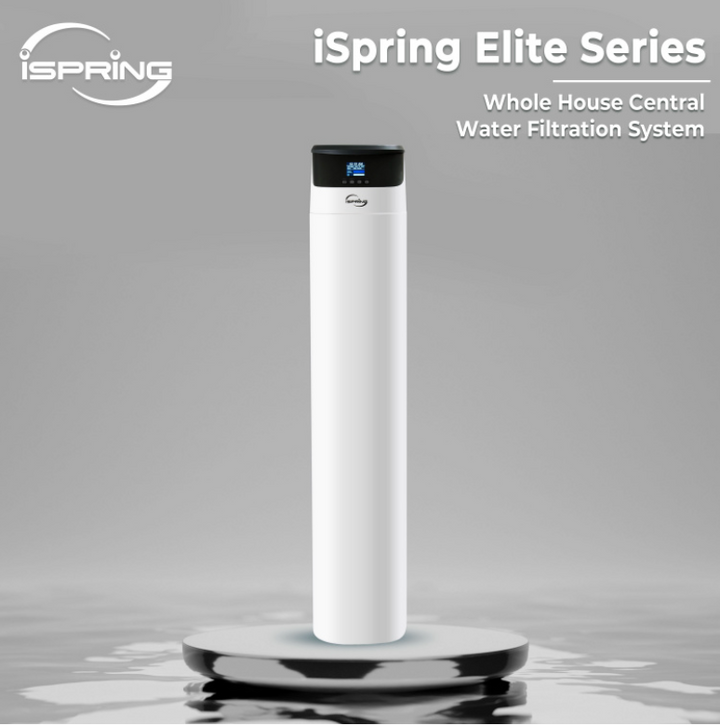 iSpring WCF200K Elite Series Whole House Water Filtration System with Automatic Control Head