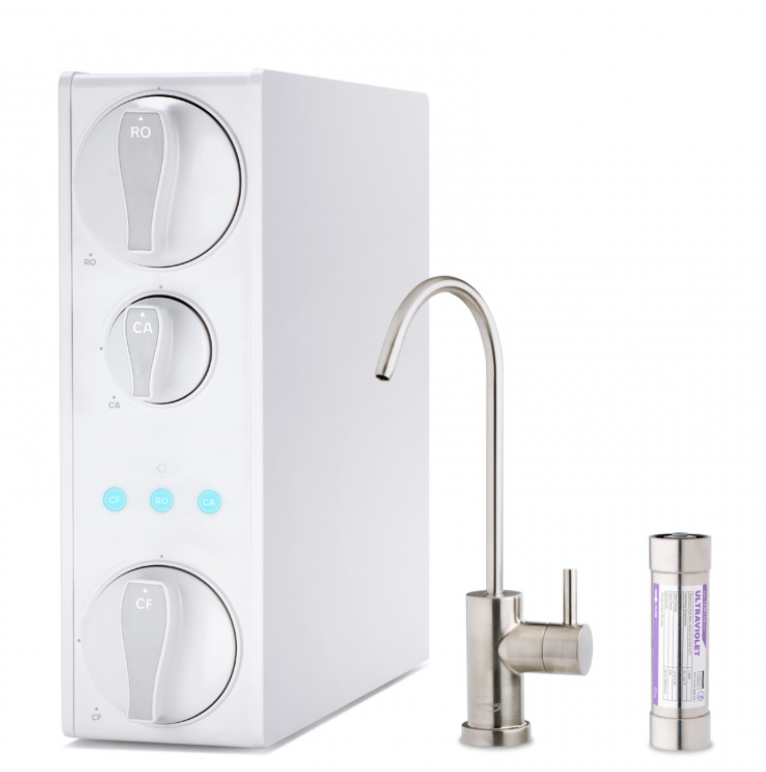 iSpring RO500AK-BN UVF8 Tankless RO Water Filtration with Alkaline Remineralization