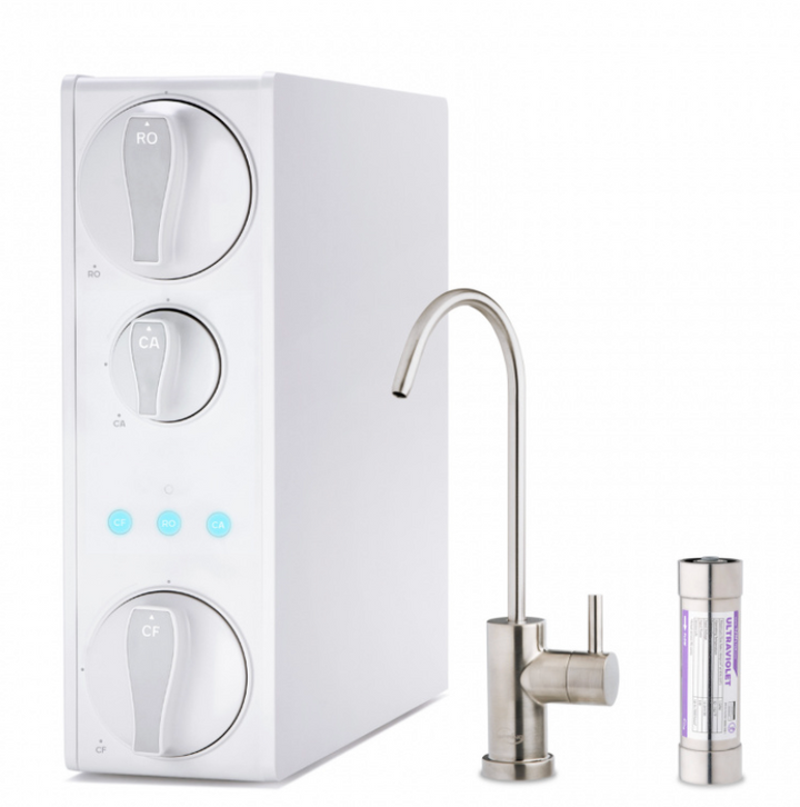 iSpring RO500AK-BN UVF8 Tankless RO Water Filtration with Alkaline Remineralization