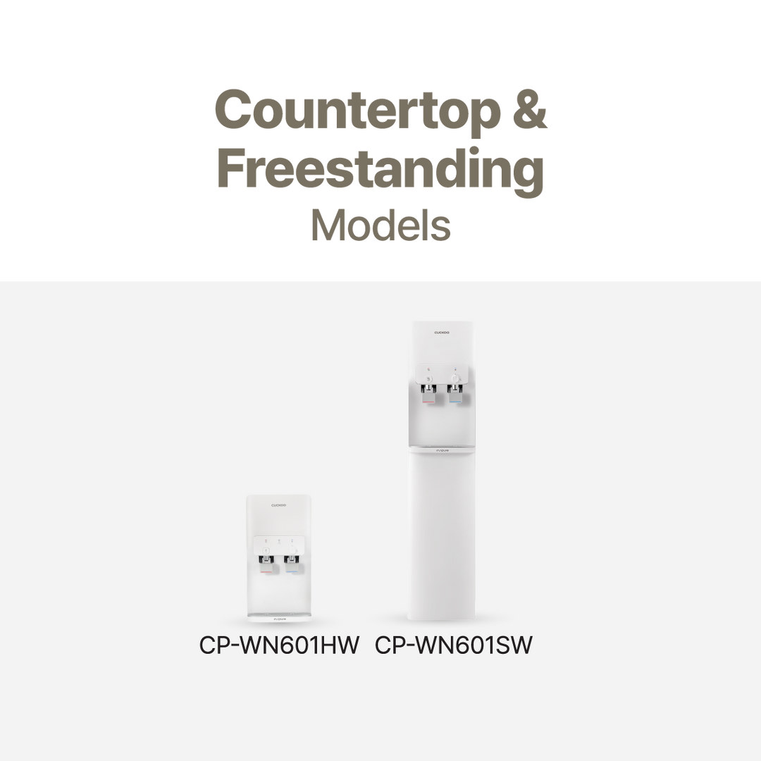 CUCKOO Free Standing Smart Wheel &amp; One-Touch Cleaning Water Purifier CP-WN601SW