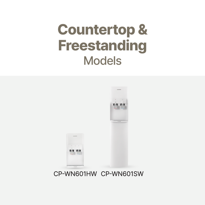 CUCKOO Free Standing Smart Wheel &amp; One-Touch Cleaning Water Purifier CP-WN601SW
