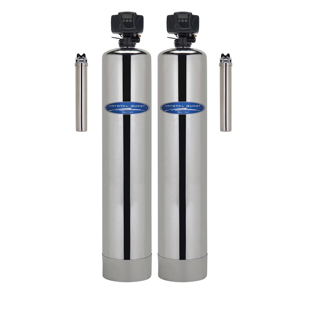 Crystal Quest Fluoride Removal Whole House Water Filtration | 1-4 Bathrooms
