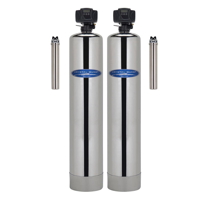 Crystal Quest Fluoride Removal Whole House Water Filtration | 1-4 Bathrooms
