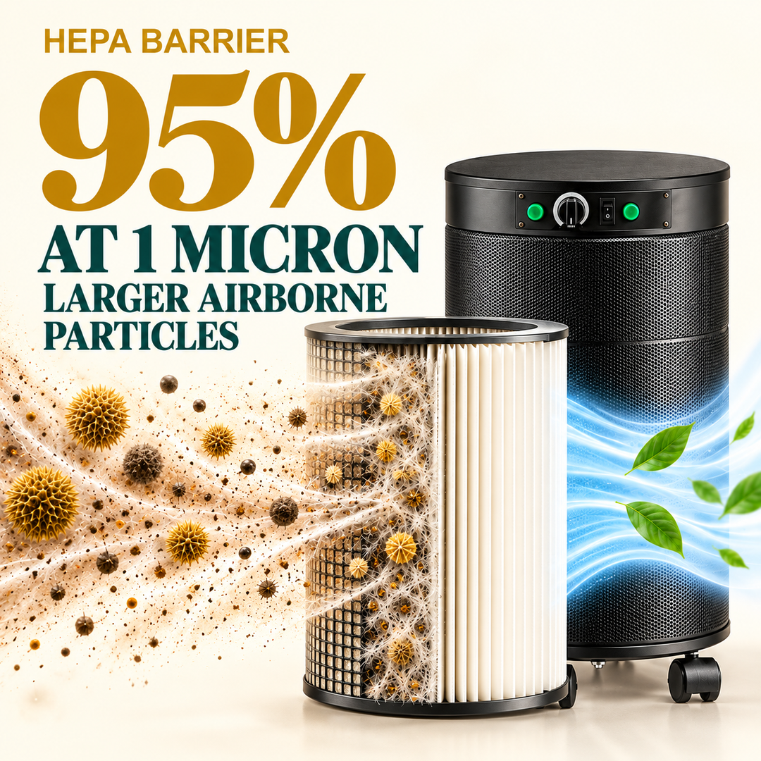 Airpura C600 HEPA Barrier filtration