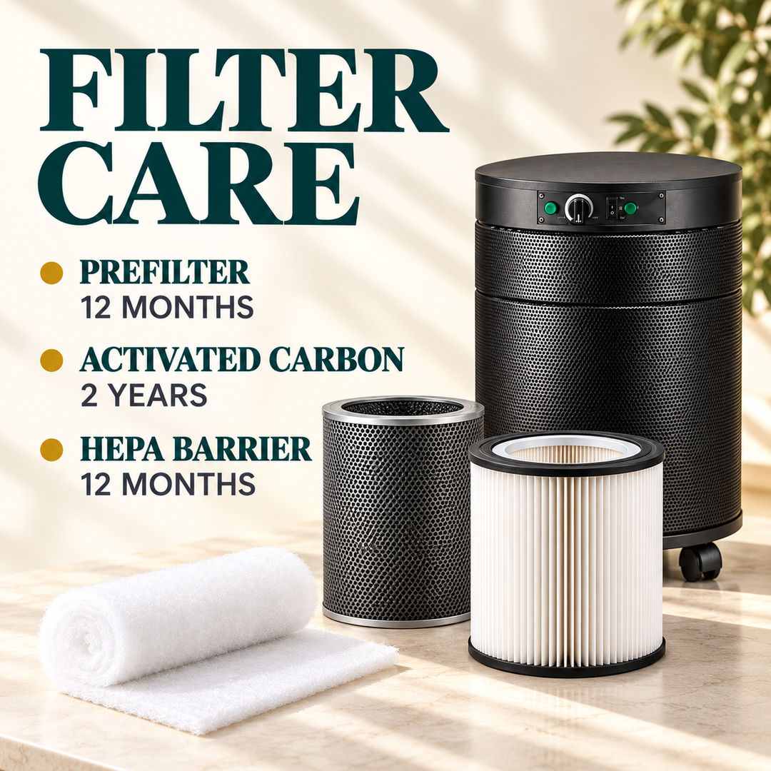 Airpura C600 filter maintenance intervals