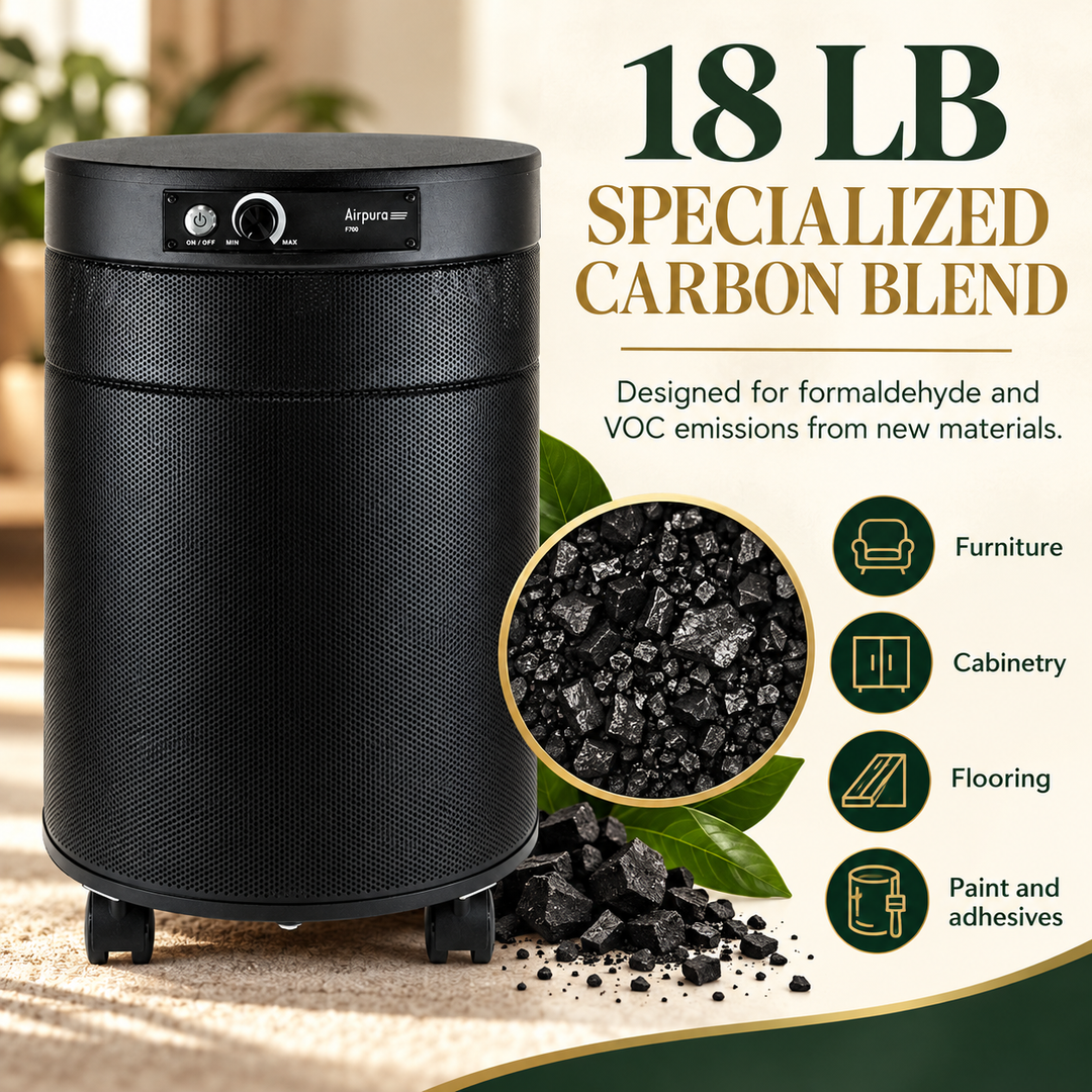 Airpura F700 18-pound specialized formaldehyde and VOC carbon blend