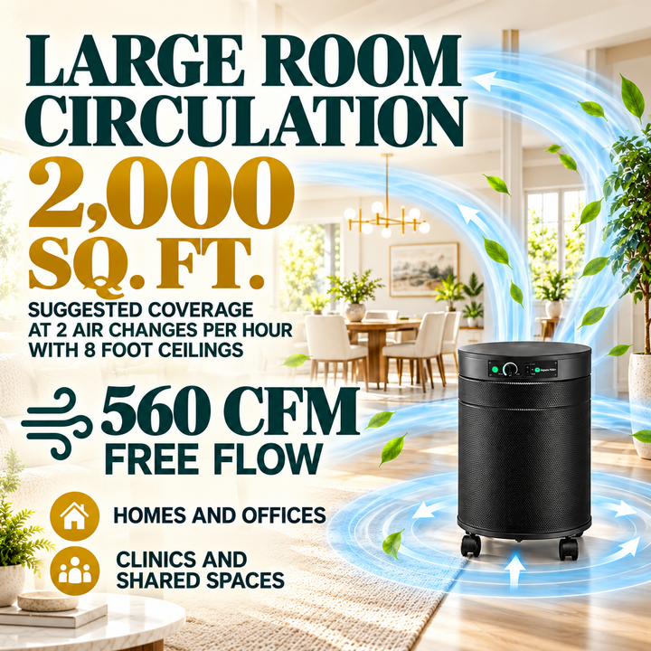 Airpura P600+ coverage and placement