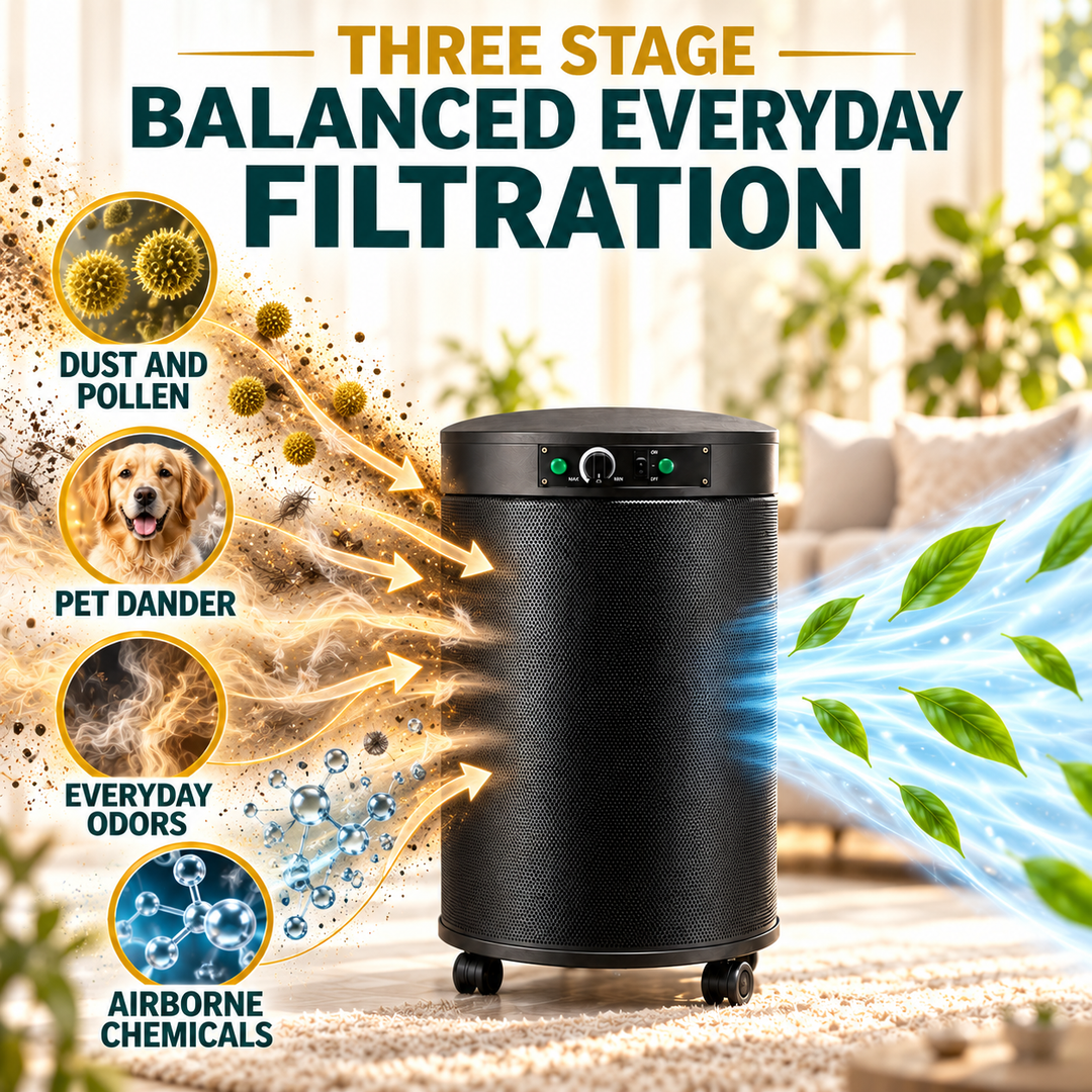 Airpura R614 everyday cleaner air benefits